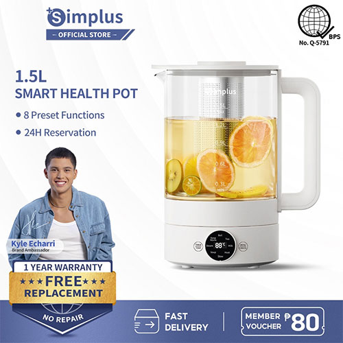 Simplus Health Pot Electric Tea Kettle 2L