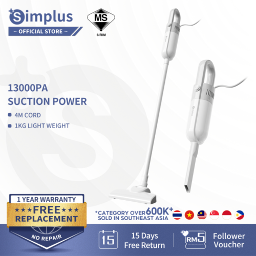 Simplus Vacuum Cleaner 12000PA 1.7kg