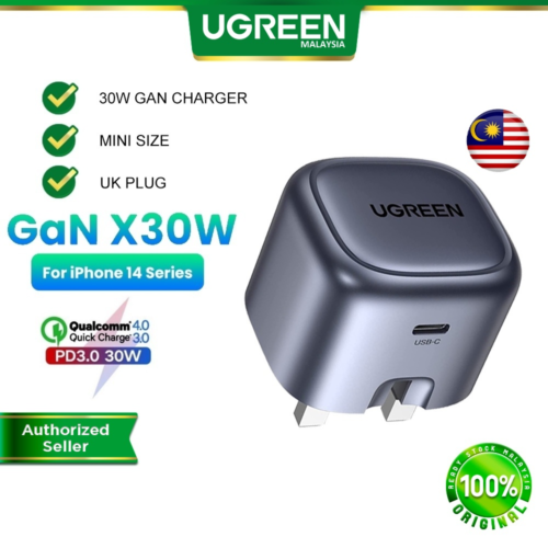 Ugreen NEXODE 30W USB-C PD GAN FAST CHARGER UG-CD305-90878