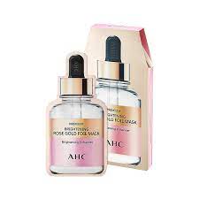 download-7-3-1.jpg AHC Premium Brightening Rose Gold Foil Mask ( 5 Sheets )