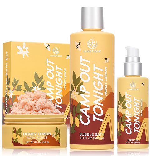 Spa Luxetique Honey lemon 20min Quick Bath set