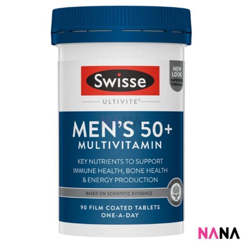 Swisse-Mens-Ultivite-50-a Swisse Men's Ultivite 50+ Multivitamin 90 Tablets