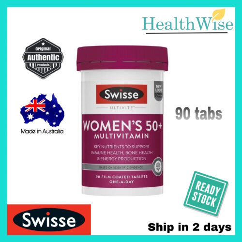 Swisse-Ultivite-Womens-50-001 Swisse Ultivite Women's 50+ Multivitamin 90 Tablets