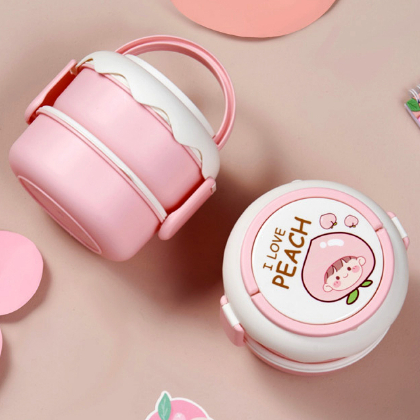 Peach饭盒 (圆) 1500ml